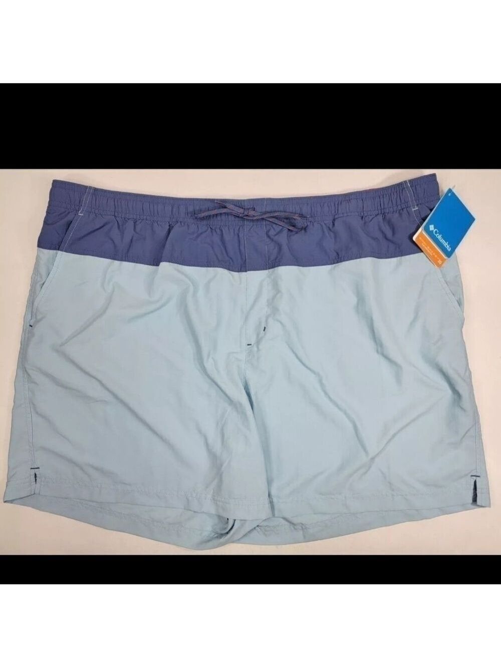 NWT  Columbia Omni Shade Sandy River Shorts Size 2X 6”Inseam NEW Light Blue UPF